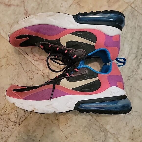 Nike Air Max 270 React Pink Youth 6 Womens Size‎ 7.5 Athletic Shoes Sneakers - Picture 8 of 12